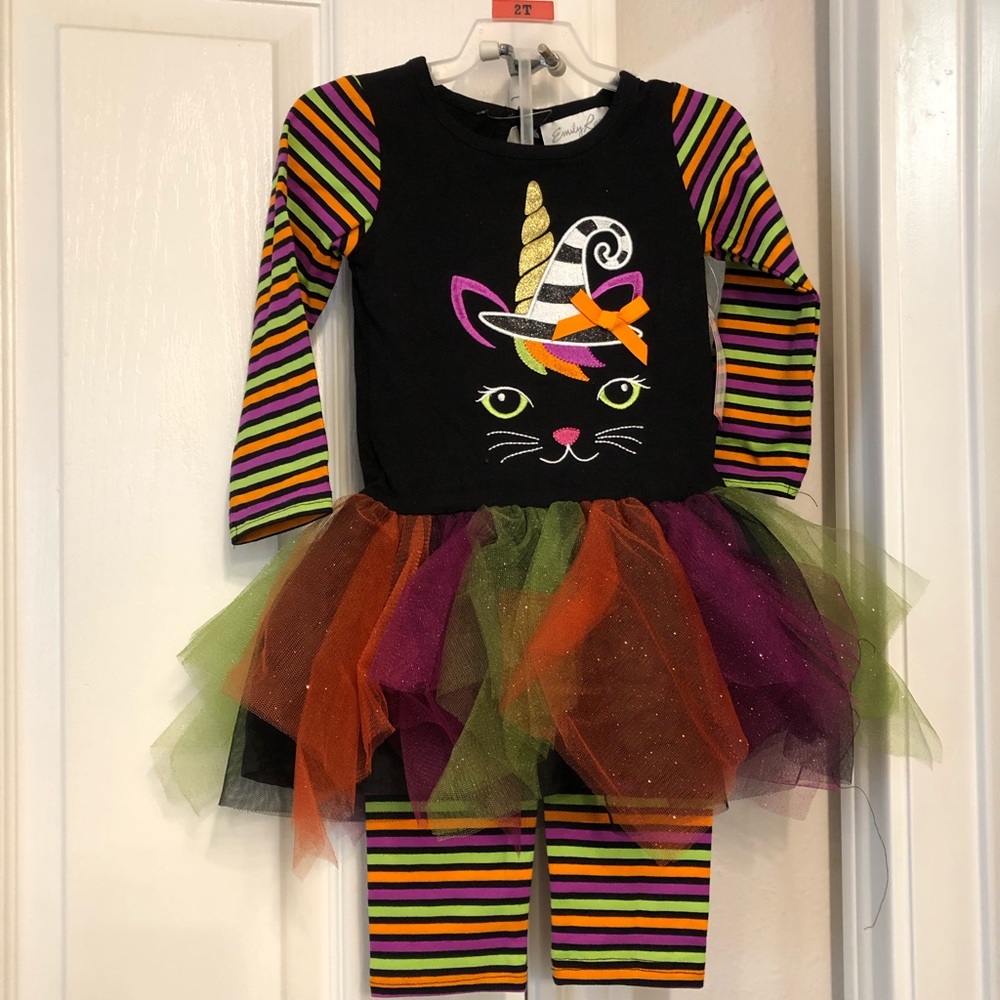 Toddler Girls 2 Piece Halloween Set